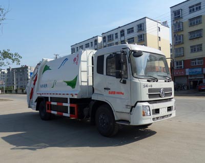 东风天锦4.5米轴距压缩式垃圾车