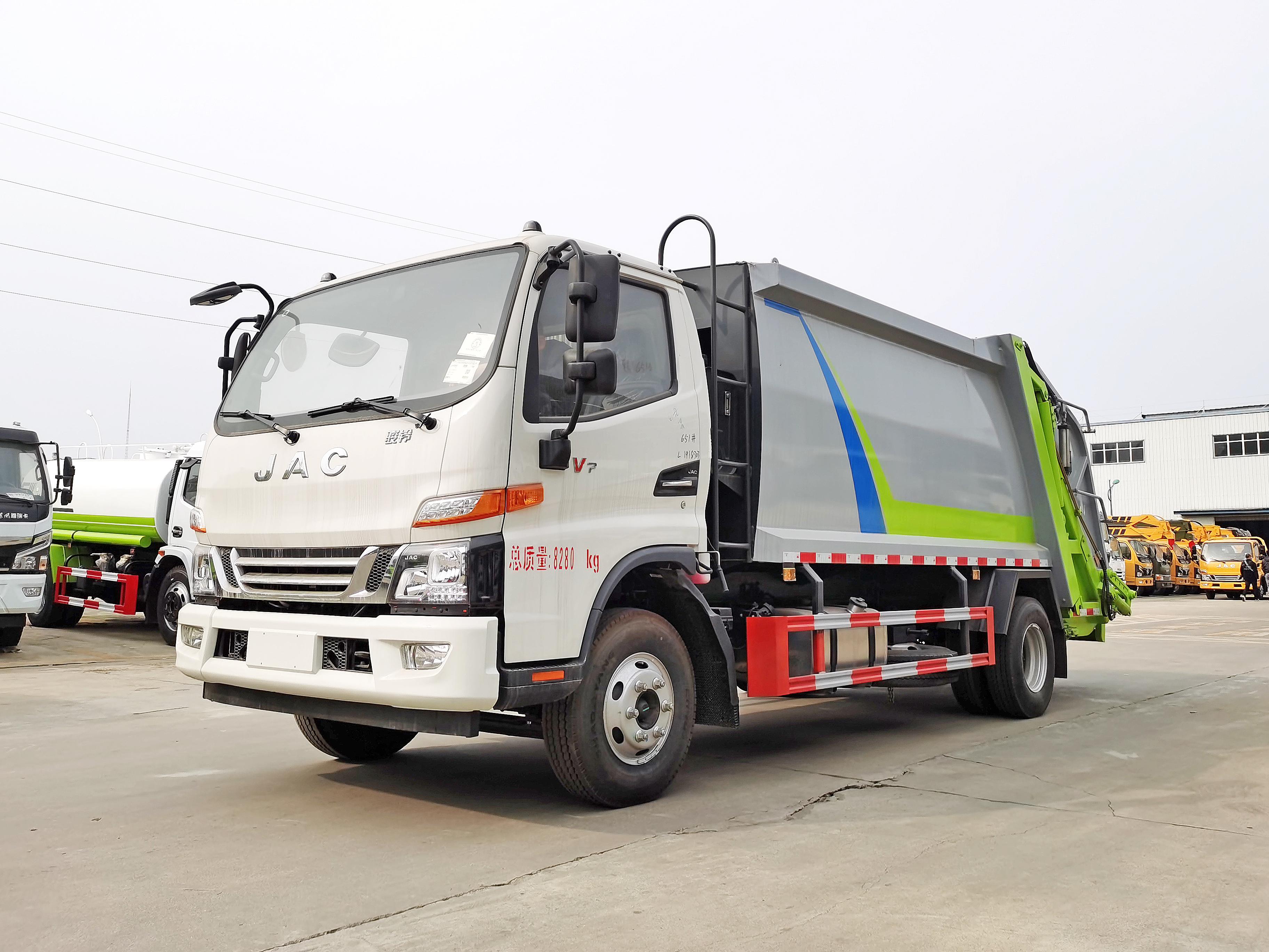 国六8立方江淮V7 压缩垃圾车