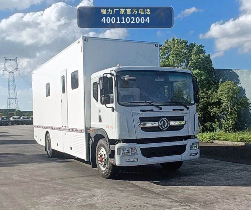 CL5120XJC6BXW型东风多利卡检测车整车图