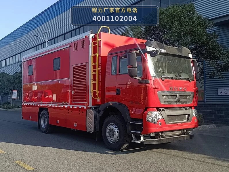CL5181XBX6ABZ型程力牌被服洗涤车整车图