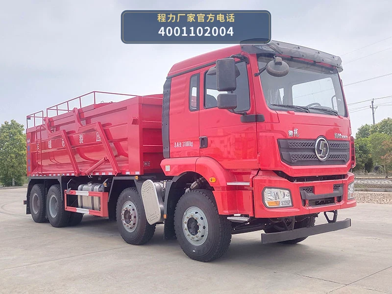 CL5310TSG6BWG型程力牌压裂砂罐车整车图