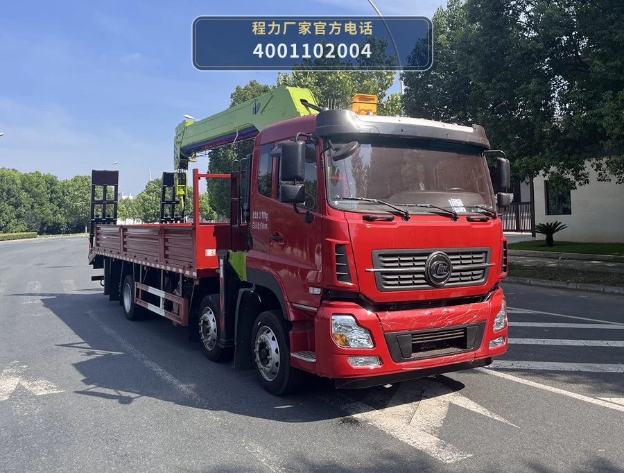 CL5311JSQ6TX型程力牌随车起重运输车整车图