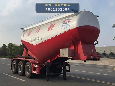 CL9401GXHWL型程力牌下灰半挂车整车图