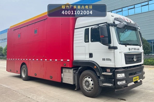 CLH5180XCCZ6型重汽豪沃餐车整车图