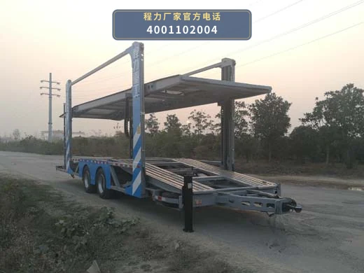 CLH9170TCL型中置轴车辆运输挂车整车图