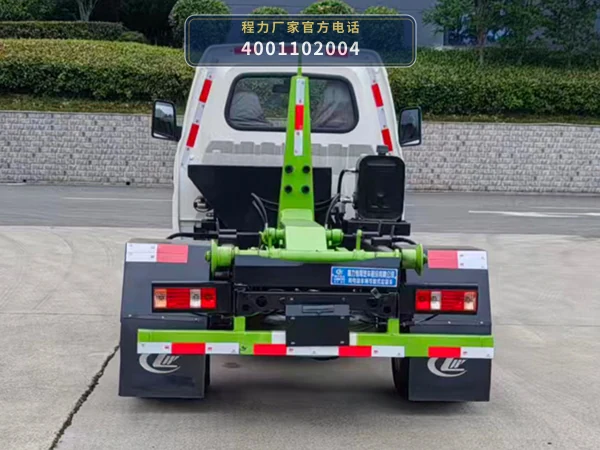 CLW5040ZXXBEVAHJ型纯电动车厢可卸式垃圾车 产品细节图