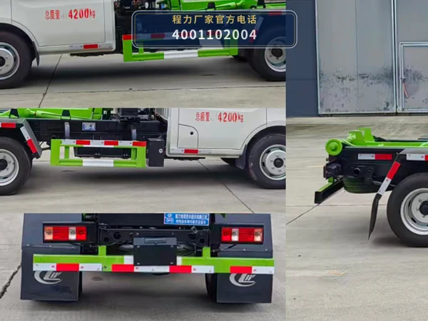 CLW5040ZXXBEVAHJ型纯电动车厢可卸式垃圾车 产品细节图