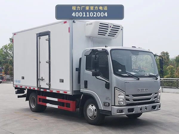 CLW5042XLCJDP型江铃顺达冷藏车整车图