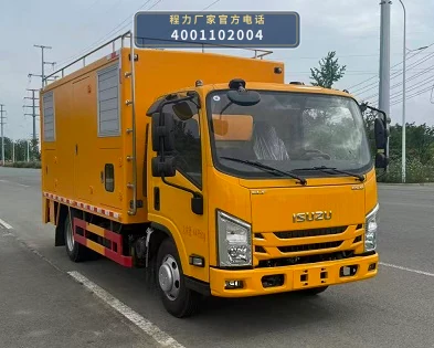 CLW5043XDYADY型江铃顺达电源车整车图