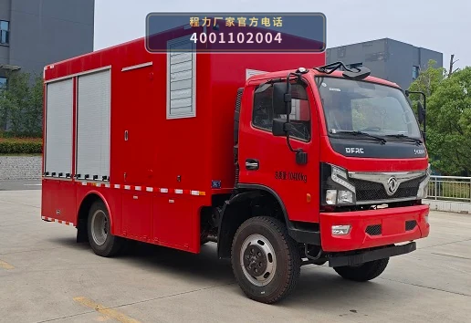 CLW5100TPSADY型大流量排水抢险车整车图