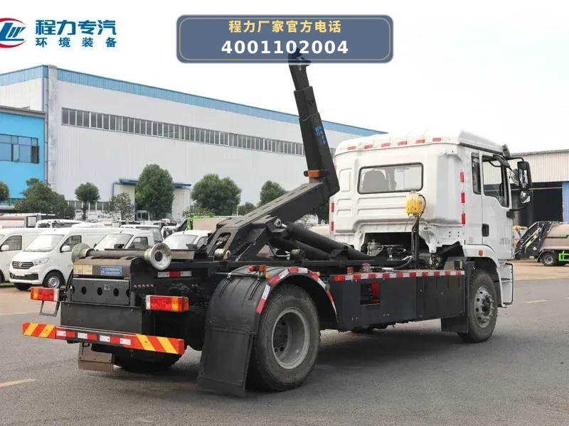 CL5182ZXXBEV型陕汽德龙纯电动车厢可卸式垃圾车