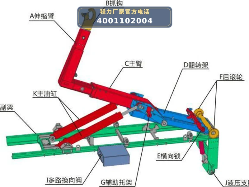 CLW5180ZXXD6型东风天锦车厢可卸式垃圾车
