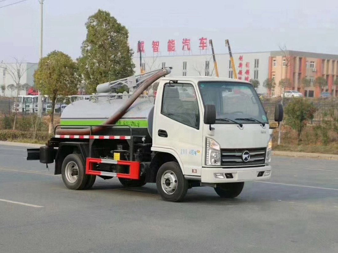 国六凯马3方吸粪车